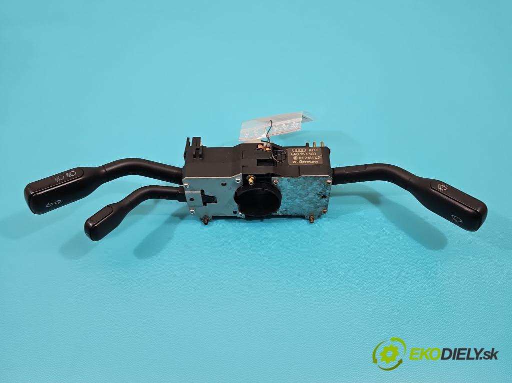 Audi 80 B4 1991-1994 2.0 90 HP manual 66 kW 1984 cm3 4- prepínač komplex: 4A0953503 (Prepínacie páčky pod volantom)