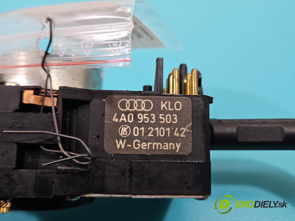 Audi 80 B4 1991-1994 2.0 90 HP manual 66 kW 1984 cm3 4- prepínač komplex: 4A0953503 (Prepínacie páčky pod volantom)