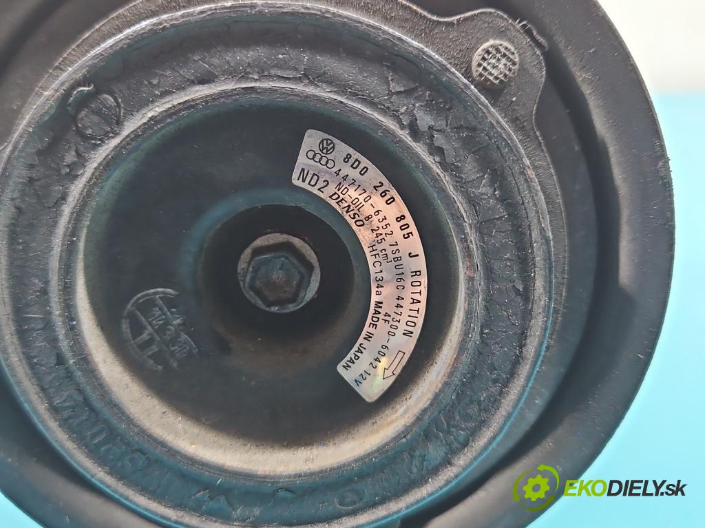 Vw Passat B5 1995-2005 1.9 tdi 131 HP manual 96 kW 1896 cm3 4- Kompresor: klimatizácie 8D0260808 (Kompresor klimatizácie)