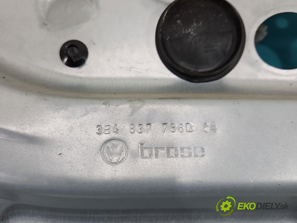 Vw Passat B5 1995-2005 1.9 tdi 131 hp manual 96 kW 1896 cm3 4- mechanismus stahování přední pravý 3B4837752MS