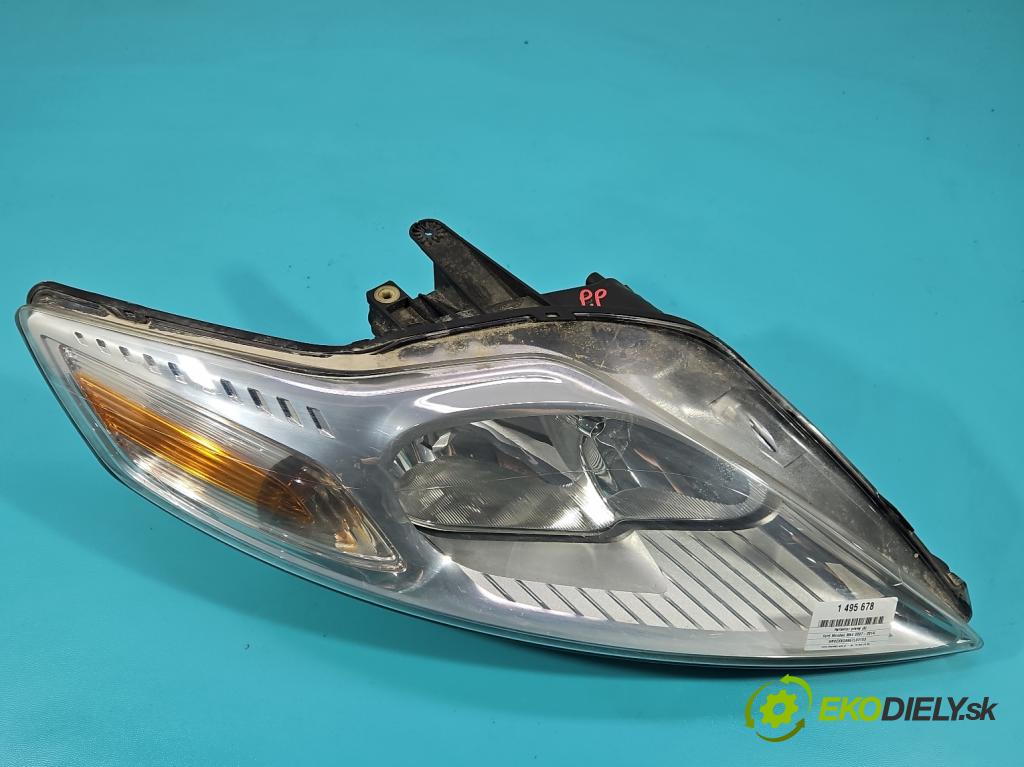Ford Mondeo Mk4 2007-2014 2.0 tdci 131 HP automatic 96 kW 1997 cm3 5- Reflektor: pravý 7S71-13W029-AF (Svetlo predné pravé)