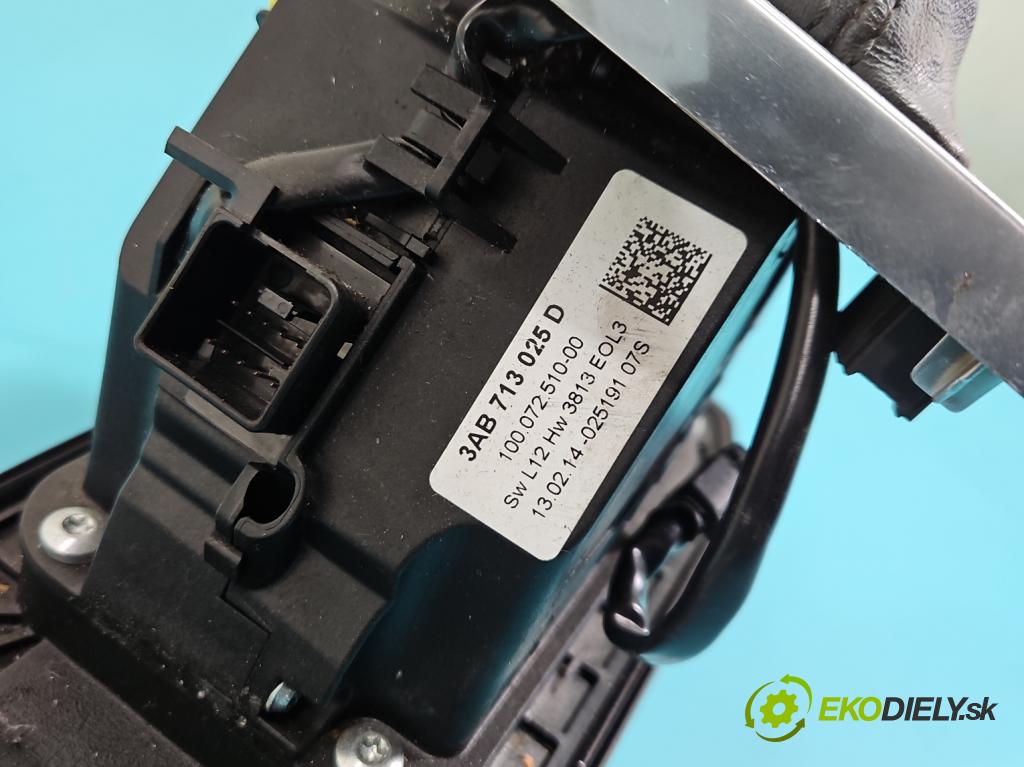 Vw Passat B7 2010-2014 2.0 TSI 211KM automatic 155 kW 1984 cm3 4- Páka: Změny: stupeň,rýchlosť 3AB713025D (Rýchlostná páka (kulisa))