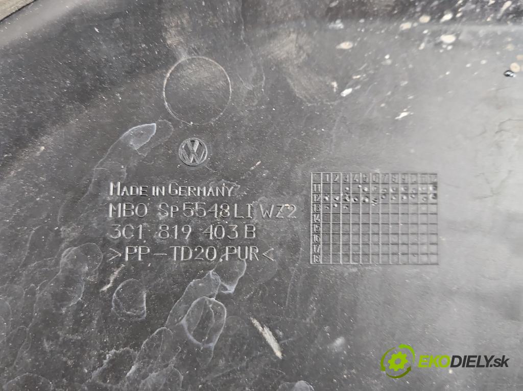 Vw Passat B7 2010-2014 2.0 TSI 211KM automatic 155 kW 1984 cm3 4- torpédo 3C1819403B (Torpédo (plast pod čelným sklom))