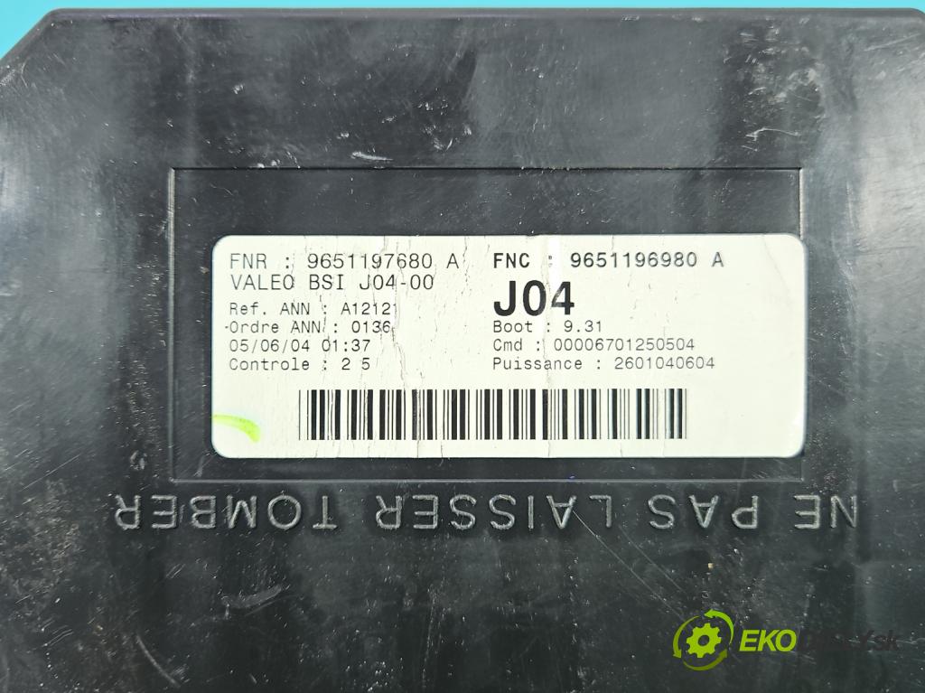 Peugeot 307 1.4 16V 88 HP manual 65 kW 1360 cm3 5- riadiaca jednotka motora 9654722780