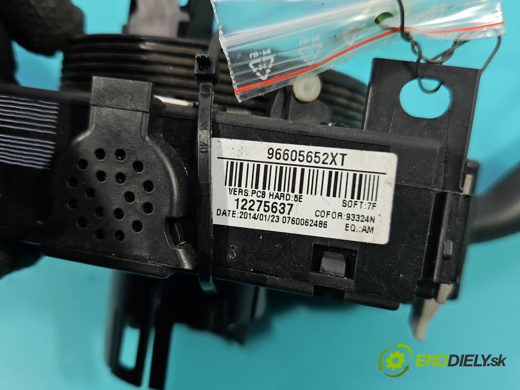 Peugeot 307 1.4 16V 88 HP manual 65 kW 1360 cm3 5- prepínač komplex: 96605652XT (Prepínacie páčky pod volantom)