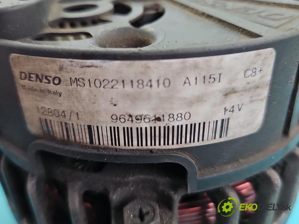 Peugeot 307 1.4 16V 88 HP manual 65 kW 1360 cm3 5- Alternator 9649611880 (Alternátor)