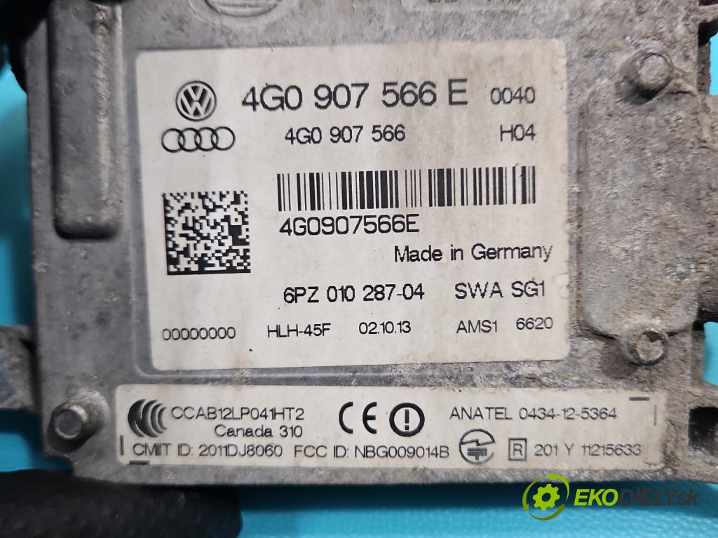 Audi A6 C7 2011-2018 3.0 TDI 313 hp automatic 230 kW 2967 cm3 5- řídící jednotka 4G0907566E