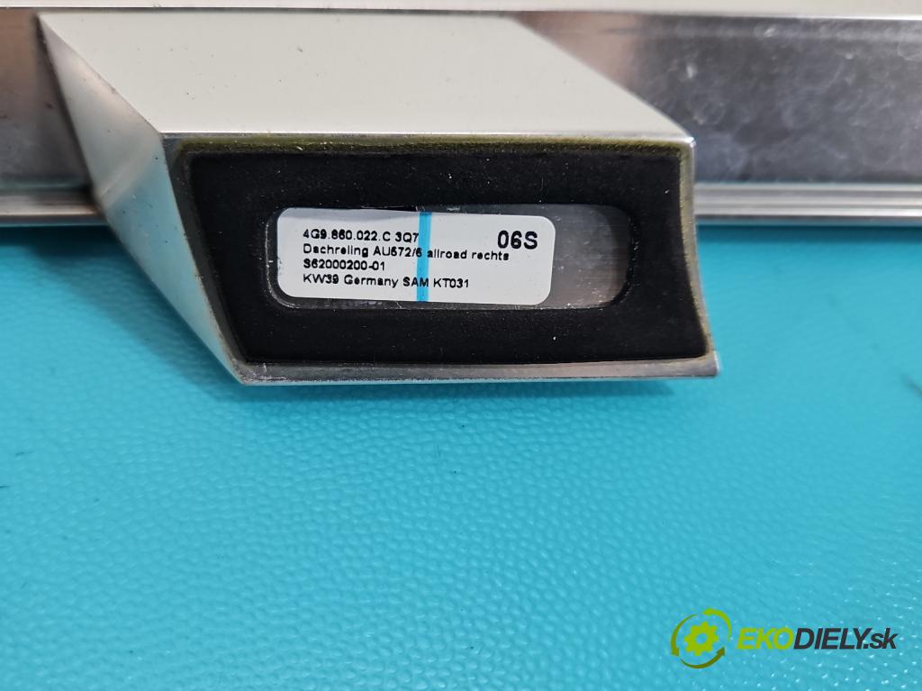 Audi A6 C7 2011-2018 3.0 TDI 313 HP automatic 230 kW 2967 cm3 5- zábradlí: 4G9860022C