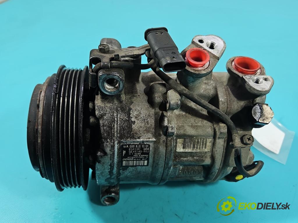 Mercedes E W213 2016-2023 2.0 CDI 194KM: automatic 143 kW 1950 cm3 5- Kompresor: klimatizácie A0008301301 (Kompresor klimatizácie)