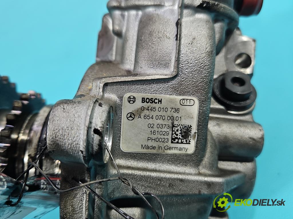 Mercedes E W213 2016-2023 2.0 CDI 194KM: automatic 143 kW 1950 cm3 5- čerpadlo vstrekovacia 0445010736 (Vstrekovacie čerpadlo)