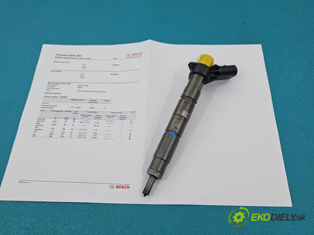 Mercedes E W213 2016-2023 2.0 CDI 194KM: automatic 143 kW 1950 cm3 5- vstrek 0445117048 (Vstrekovač paliva)