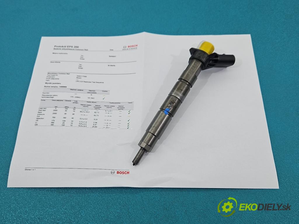 Mercedes E W213 2016-2023 2.0 CDI 194KM: automatic 143 kW 1950 cm3 5- vstrek 0445117048 (Vstrekovač paliva)