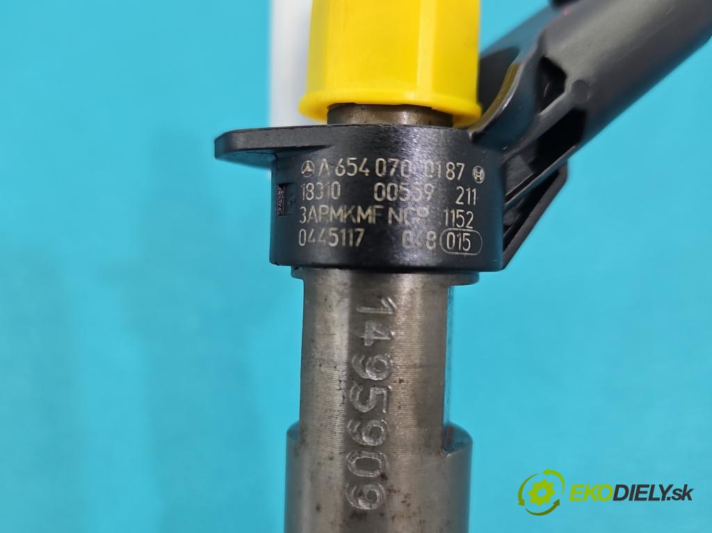 Mercedes E W213 2016-2023 2.0 CDI 194KM: automatic 143 kW 1950 cm3 5- vstrek 0445117048 (Vstrekovač paliva)