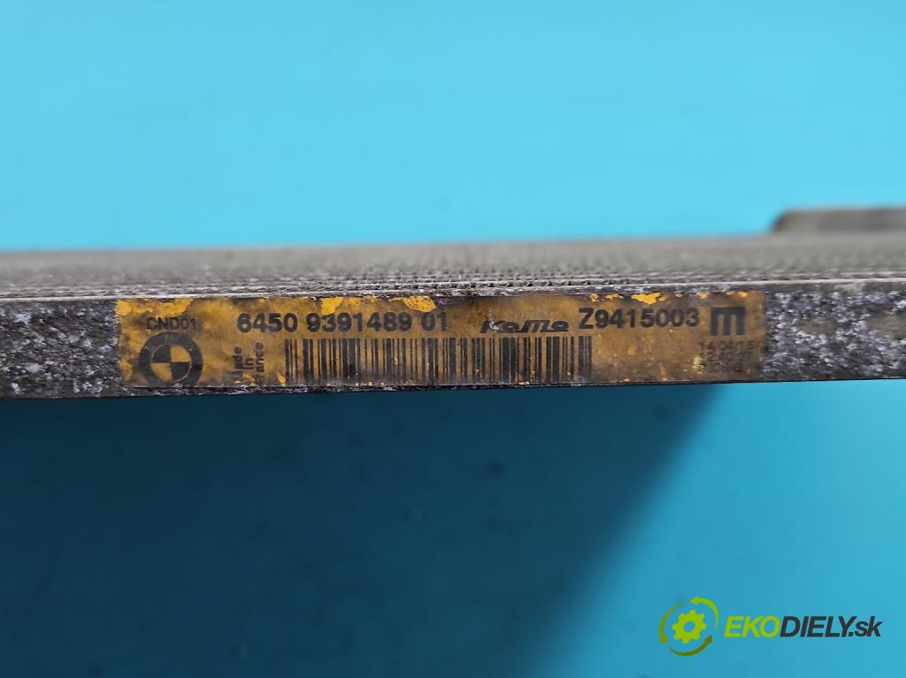 Bmw 5 F10 2010-2017 2.0d 218 HP automatic 160 kW 1995 cm3 5- chladič klimatizácie 9391489 (Chladič klimatizácie)