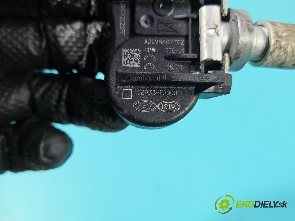 Hyundai Elantra VI 2015-2020 1.6 16V 128 hp manual 93,8 kW 1591 cm3 4- snímač tlaku pneumatika 52933-F2000 (Snímač tlaku v pneumatice)