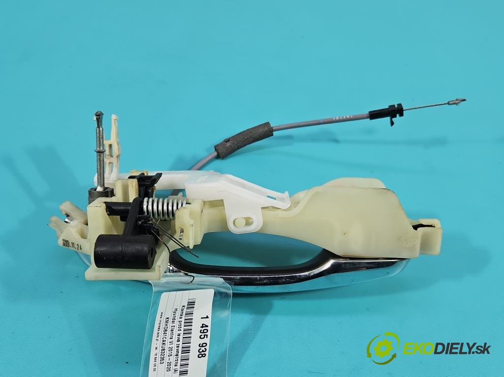 Hyundai Elantra VI 2015-2020 1.6 16V 128 HP manual 93,8 kW 1591 cm3 4- rukoväť predné ľavé mimo: 92600-03100 (Kľučka dverí vonkajšia predná ľavá)