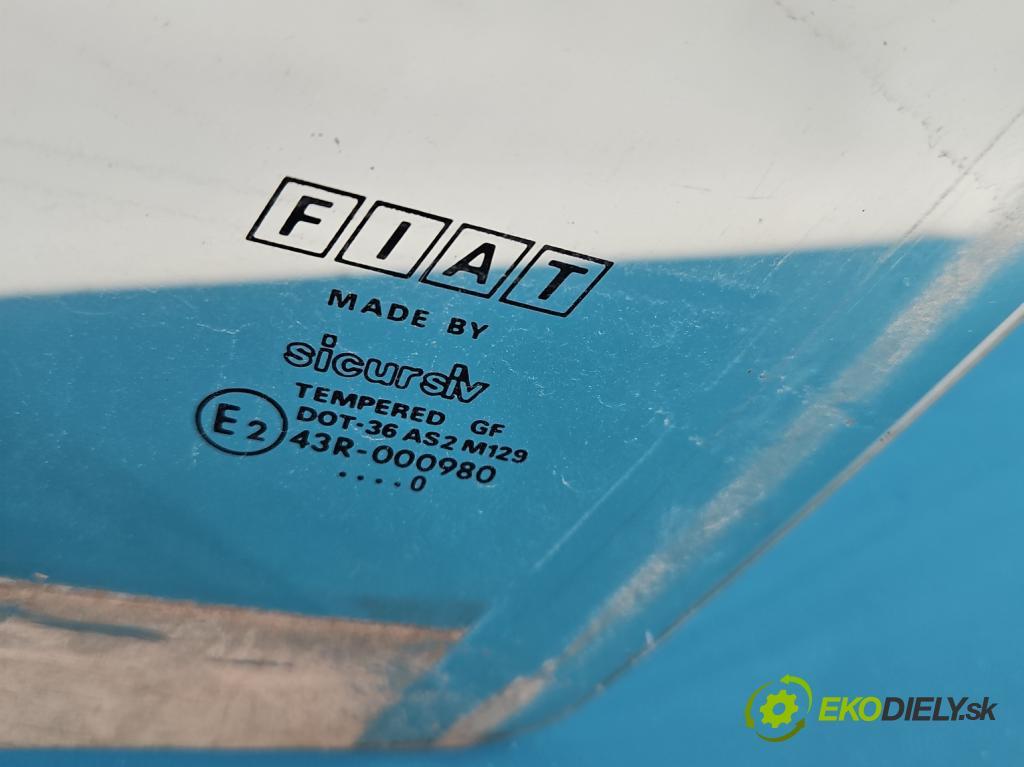 Fiat Palio I 1997-2001 1.2 8V 73 hp manual 54 kW 1242 cm3 5- sklo dveře přední levé