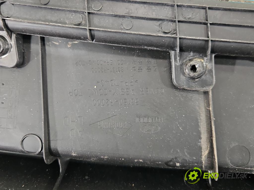 Hyundai Elantra VI 2015-2020 1.6 16V 128 HP manual 93,8 kW 1591 cm3 4- torpédo 86150-F2000 (Torpédo (plast pod čelným sklom))