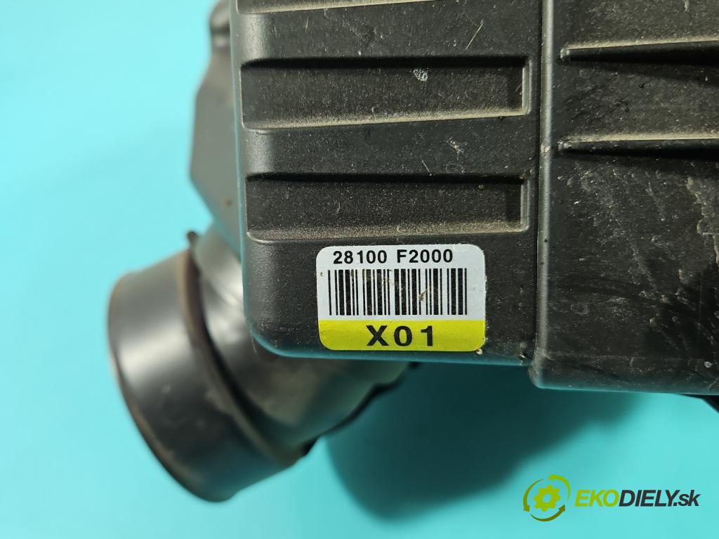 Hyundai Elantra VI 2015-2020 1.6 16V 128 HP manual 93,8 kW 1591 cm3 4- obal filtra vzduchu 28110-F2000 (Obal vzduchového filtra)