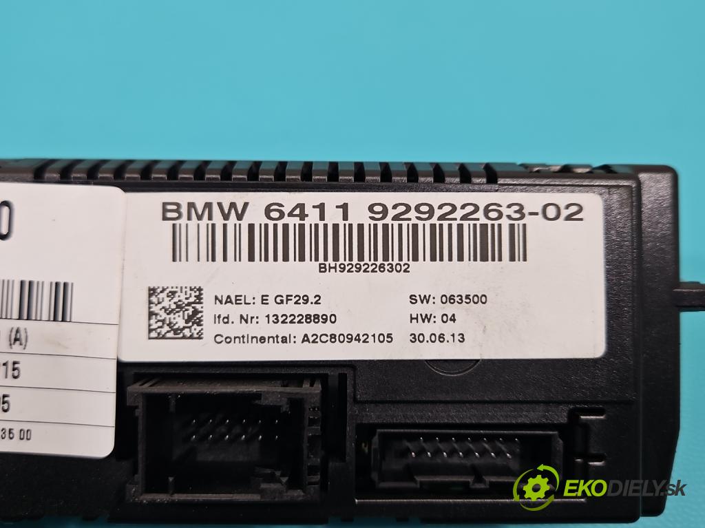 Bmw X1 E84 2009-2015 2.0d 143 HP automatic 105 kW 1995 cm3 5- panel kúrenia 9292263