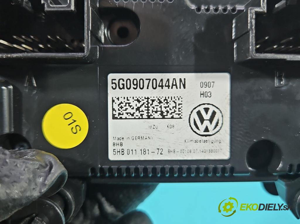 Vw Golf VII 2012-2020 1.4 TSI 122 hp manual 90 kW 1395 cm3 5- palubní deska panel topení 5G0907044AN