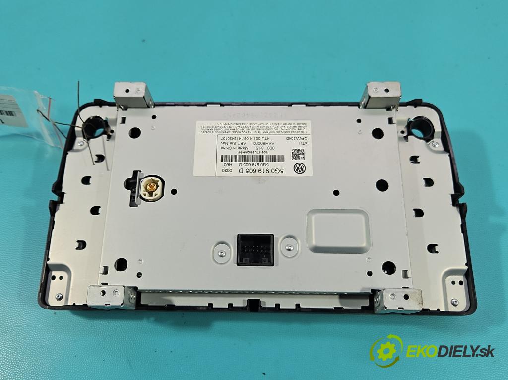 Vw Golf VII 2012-2020 1.4 TSI 122 HP manual 90 kW 1395 cm3 5- Radio originál 5G0919605D
