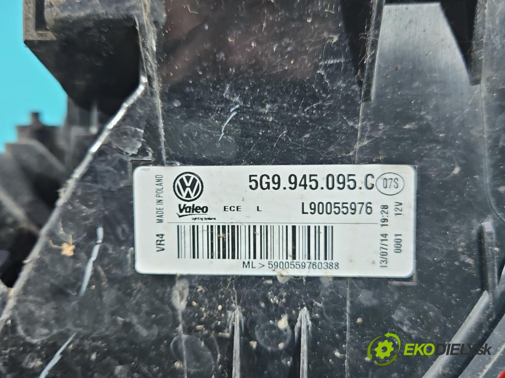 Vw Golf VII 2012-2020 1.4 TSI 122 hp manual 90 kW 1395 cm3 5- světlo zadní levé 5G9945095C (Klika dveří ostatní)