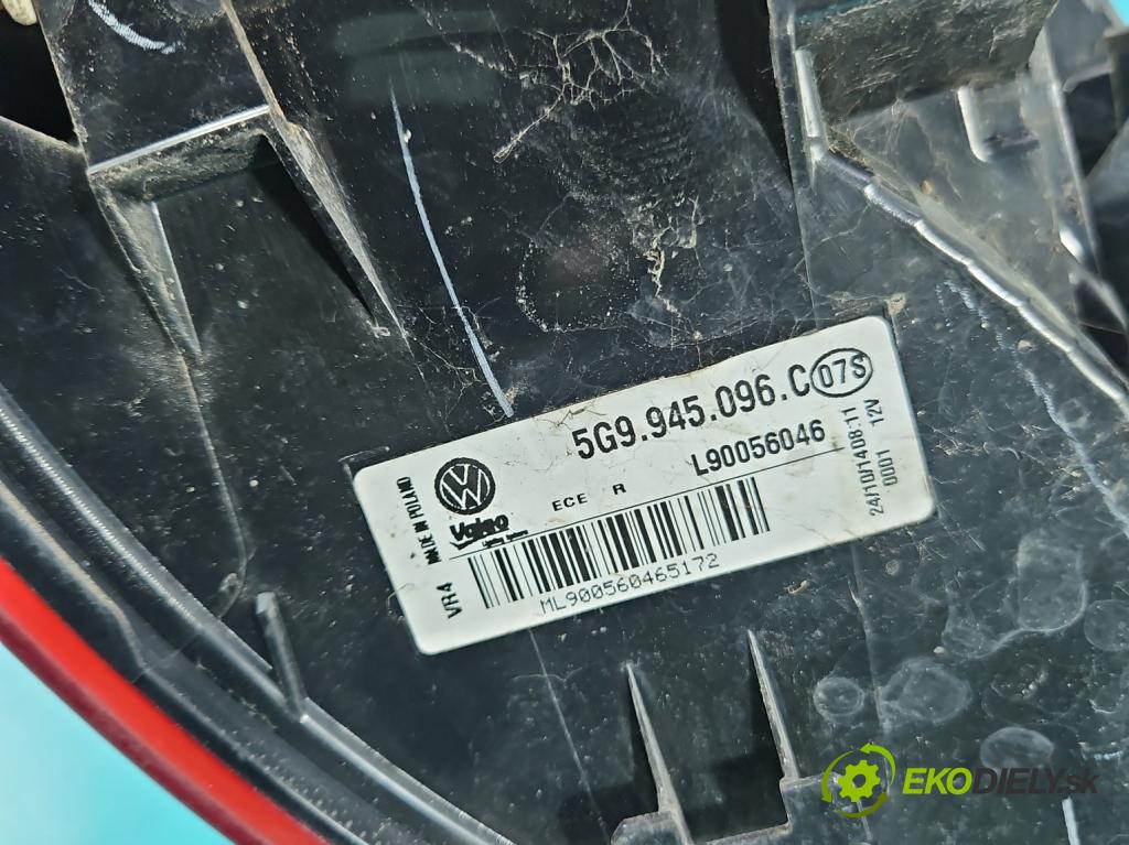 Vw Golf VII 2012-2020 1.4 TSI 122 hp manual 90 kW 1395 cm3 5- světlo zadní pravé 5G9945096C (Klika dveří ostatní)