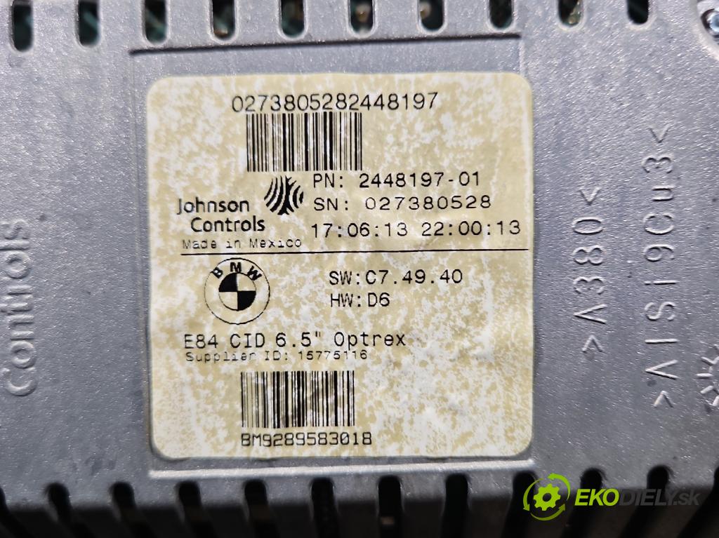 Bmw X1 E84 2009-2015 2.0d 143 HP automatic 105 kW 1995 cm3 5- Zobrazit: 2448197 (Prístrojová doska)