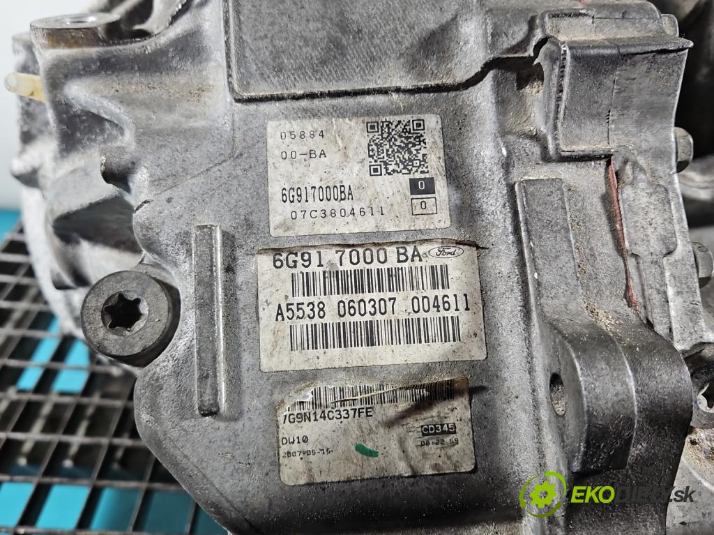 Ford Mondeo Mk4 2007-2014 2.0 tdci 131 hp automatic 96 kW 1997 cm3 5- převodovka stupňová automat 6G91-7000-BA