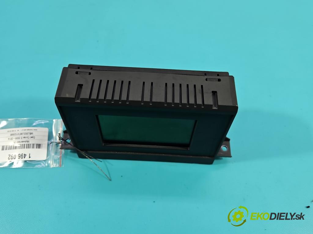 Opel Corsa D 2006-2014 1,3.0 cdti 90 HP manual 66 kW 1248 cm3 5- Zobrazit: 13260888 (Prístrojová doska)