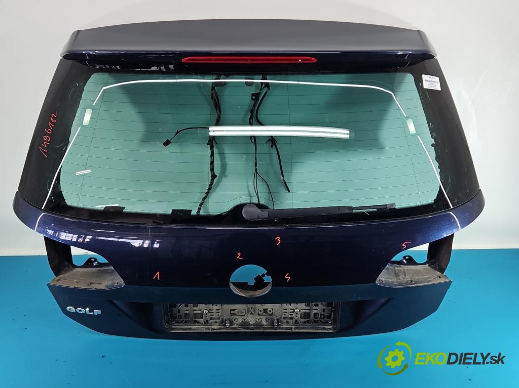 Vw Golf VII 2012-2020 1.4 TSI 122 hp manual 90 kW 1395 cm3 5- zadní kufrové dveře  (Zadní kapota (kufr))