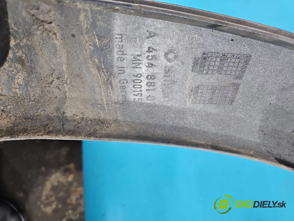 Smart Forfour I 2004-2006 1.3 16V 95 hp manual 70 kW 1332 cm3 5- blatnik přední levý  (Levý přední blatník)