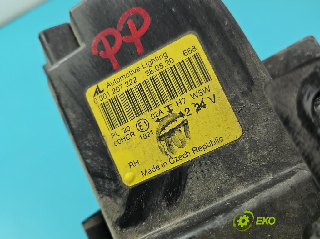 Smart Forfour I 2004-2006 1.3 16V 95 HP manual 70 kW 1332 cm3 5- Reflektor: pravý 0301207222 (Svetlo predné pravé)