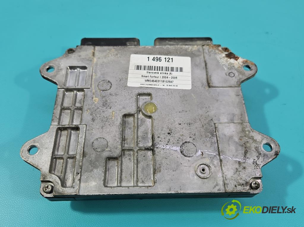 Smart Forfour I 2004-2006 1.3 16V 95 HP manual 70 kW 1332 cm3 5- riadiaca jednotka motora A1351505979