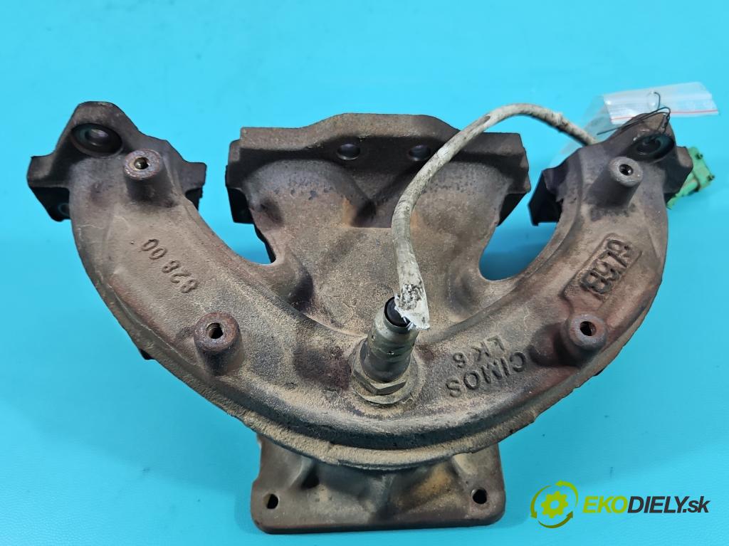 Citroen C4 I 2004-2011 1.4 16V 88 hp manual 65 kW 1360 cm3 5- potrubí výfuk  (Výfukové potrubí)