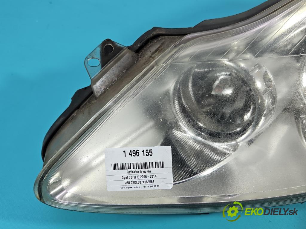 Opel Corsa D 2006-2014 1,3.0 cdti 90 hp manual 66 kW 1248 cm3 5- světlo levý 13186381 (Klika dveří ostatní)