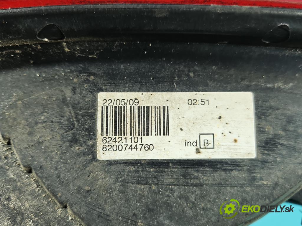 Dacia Logan I 2005-2014 1.4 8V 72 hp manual 53 kW 1390 cm3 4- světlo zadní levé 8200744760 (Klika dveří ostatní)