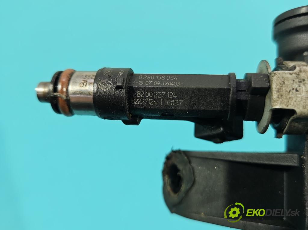 Dacia Logan I 2005-2014 1.4 8V 72 HP manual 53 kW 1390 cm3 4- vstrek 0280158034 (Vstrekovač paliva)