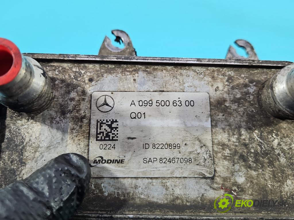 Mercedes E W213 2016-2023 2.0 CDI 194KM: automatic 143 kW 1950 cm3 5- chladič oleja: A0995006300