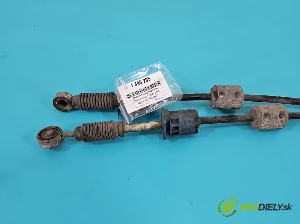 Smart Forfour I 2004-2006 1.3 16V 95 HP manual 70 kW 1332 cm3 5- Páka: Změny: stupeň,rýchlosť  (Rýchlostná páka (kulisa))