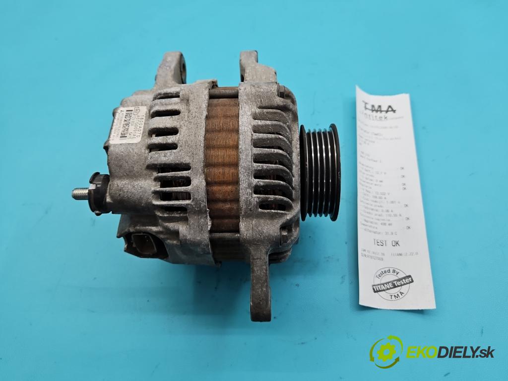 Smart Forfour I 2004-2006 1.3 16V 95 HP manual 70 kW 1332 cm3 5- Alternator 1800A070 (Alternátor)