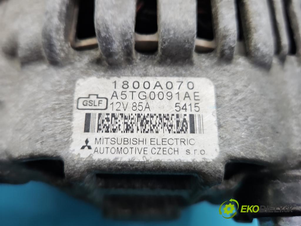 Smart Forfour I 2004-2006 1.3 16V 95 HP manual 70 kW 1332 cm3 5- Alternator 1800A070 (Alternátor)