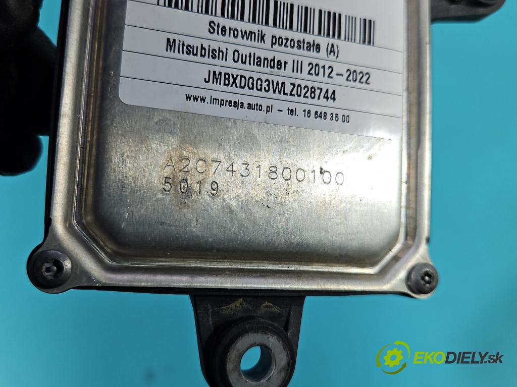 Mitsubishi Outlander III 2012-2022 2.4 135 hp automatic 99 kW 2360 cm3 5- řídící jednotka A2C7643300100