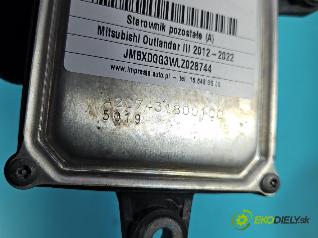 Mitsubishi Outlander III 2012-2022 2.4 135 hp automatic 99 kW 2360 cm3 5- řídící jednotka A2C7643300100
