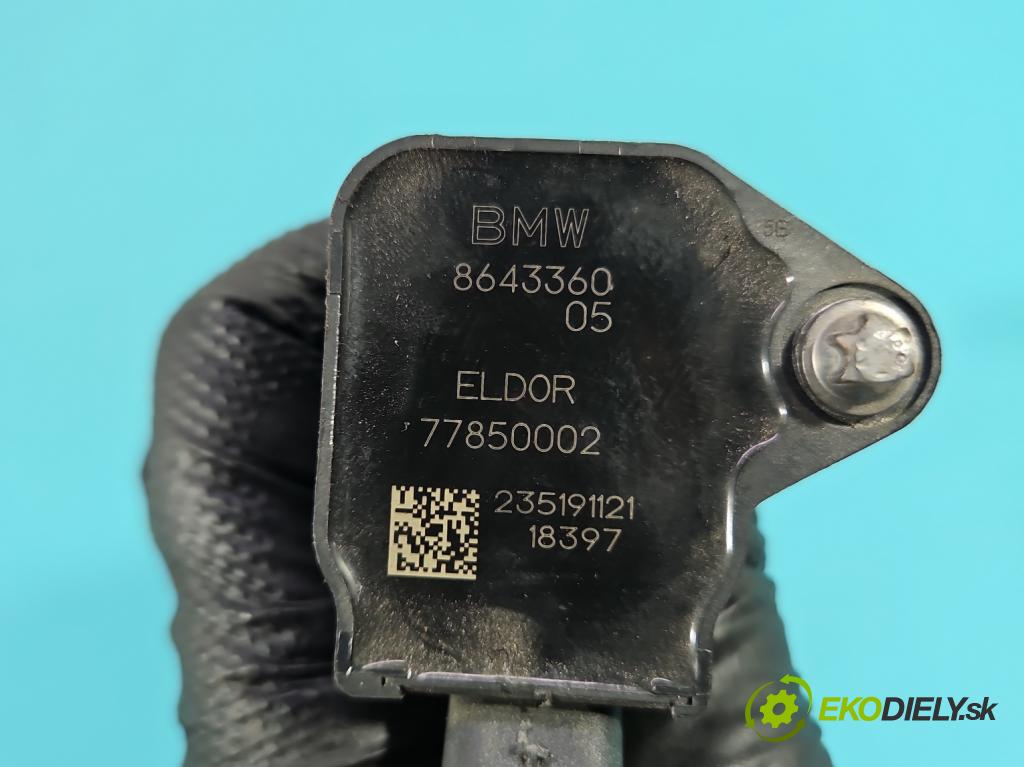 Bmw 3 G20 2018- 2.0 T 184hp automatic 135 kW 1998 cm3 4- cievka zapaľovacia 8643360 (Zapaľovacia cievka)