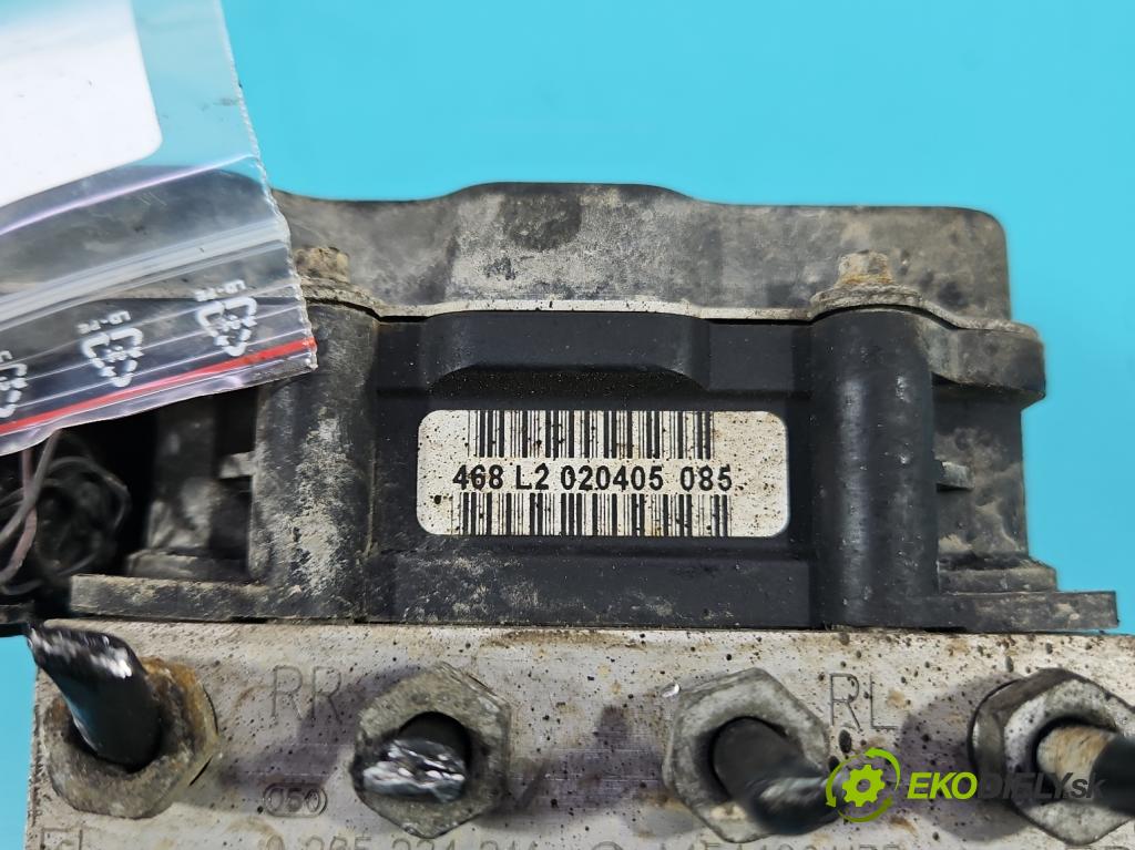 Smart Forfour I 2004-2006 1.3 16V 95 HP manual 70 kW 1332 cm3 5- čerpadlo abs 0265234314 (Pumpa ABS)