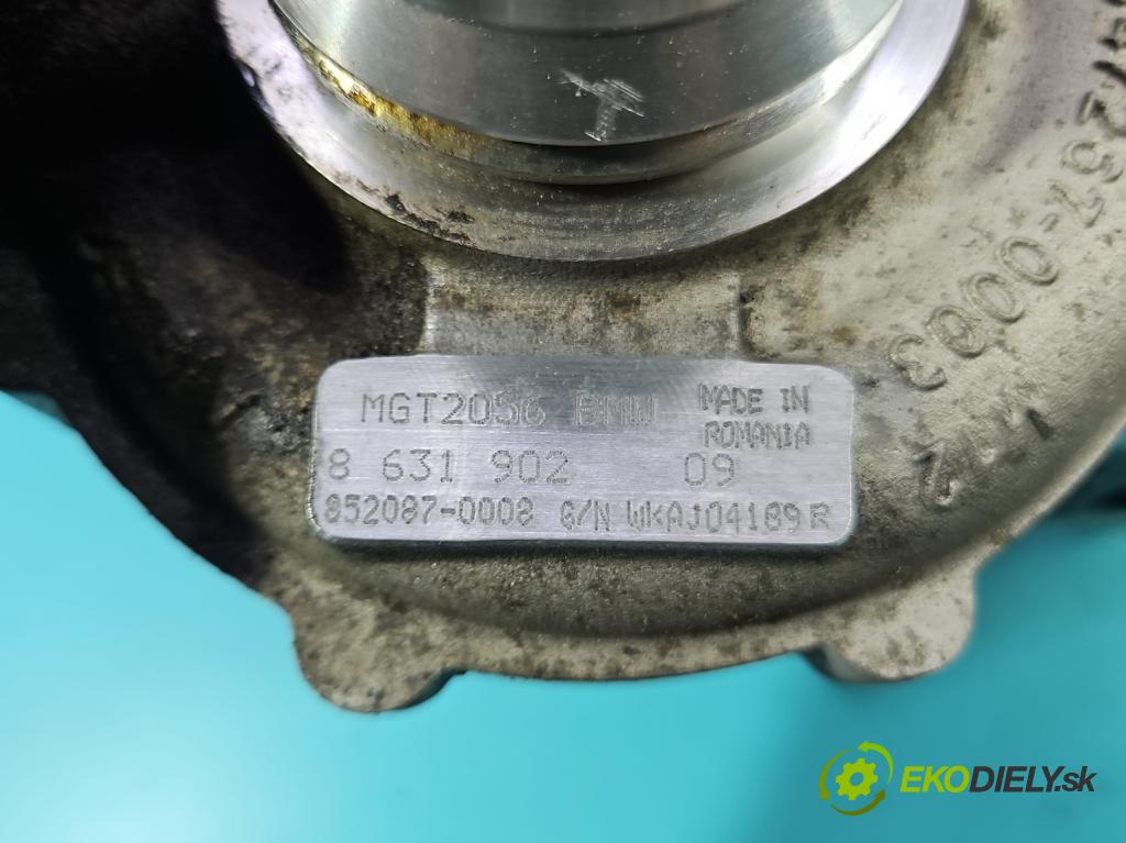 Bmw 3 G20 2018- 2.0 T 184 hp automatic 135 kW 1998 cm3 4- Turbodmychadlo 852087-8 (Kompletní turbodmychadlo)