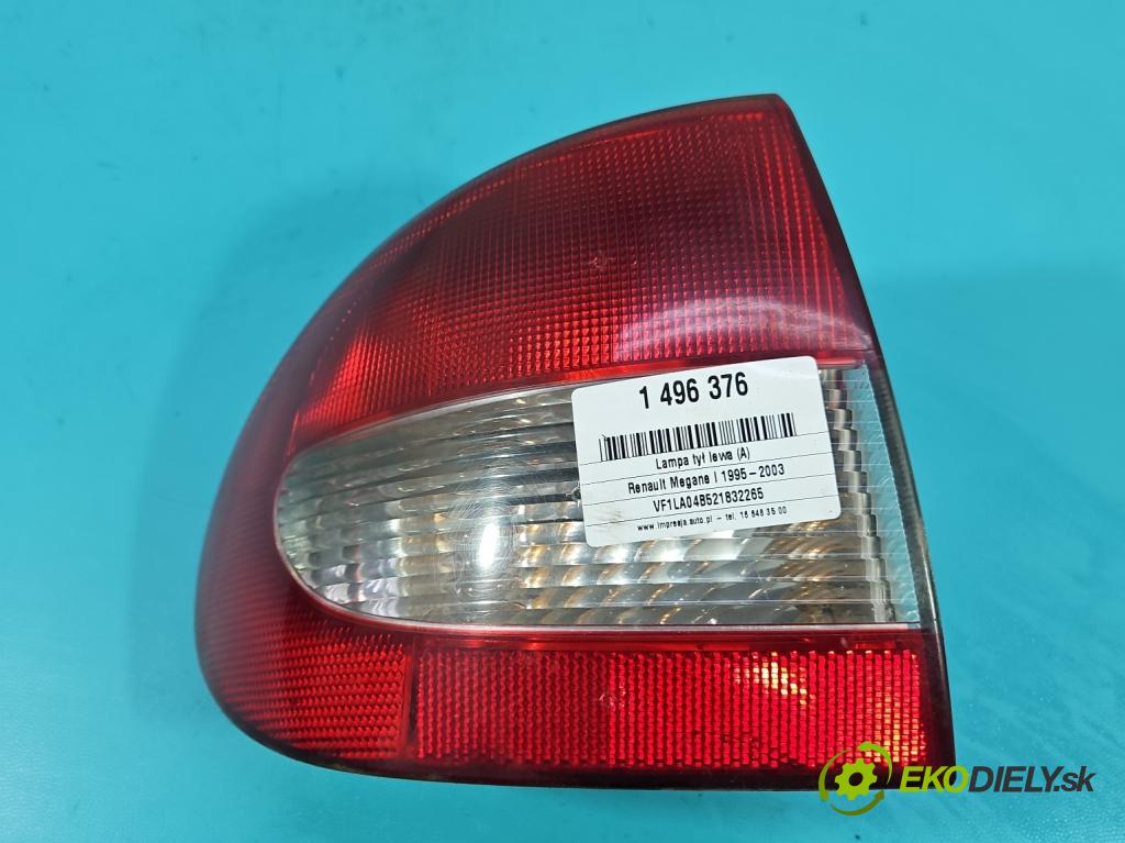Renault Megane I 1995-2003 1.6 16V 107 HP manual 79 kW 1598 cm3 4- světlo zadní levé 7700428058 (Klika dveří ostatní)