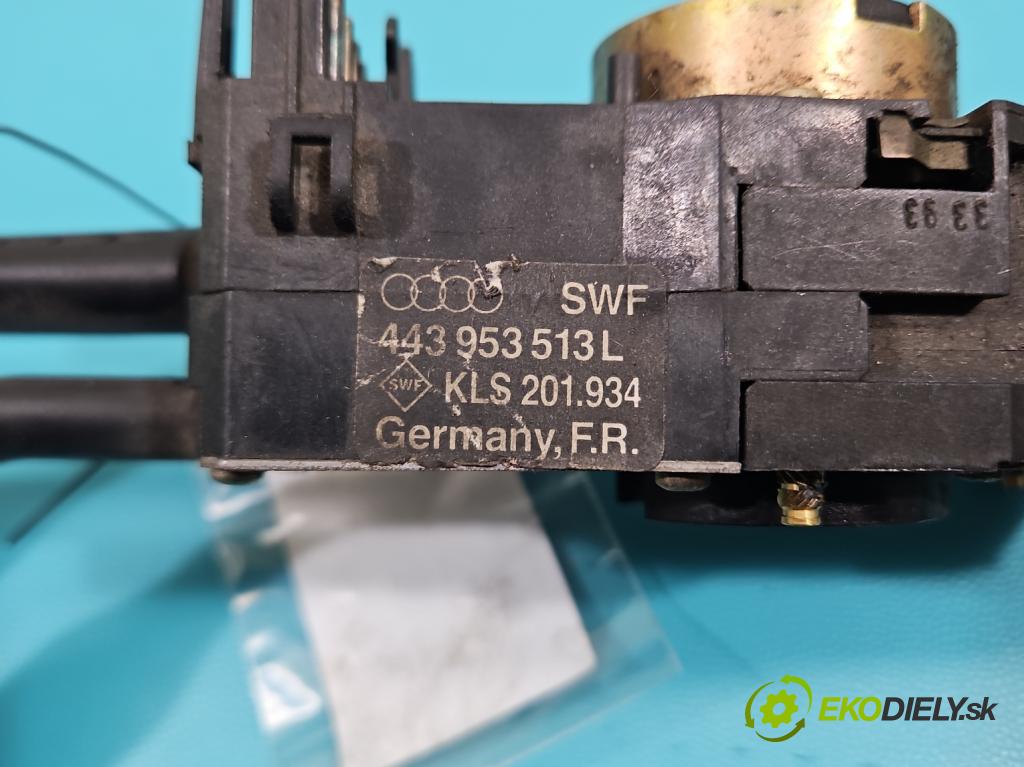 Audi 80 B4 1991-1994 1.9 tdi 90 HP manual 66 kW 1896 cm3 4- prepínač komplex: 443953513L (Prepínacie páčky pod volantom)